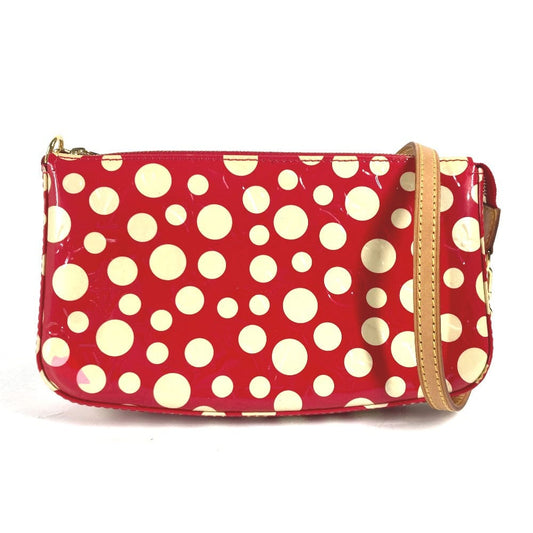 Louis Vuitton Vernis Kusama Infinity Dots Pochette Accessories Red