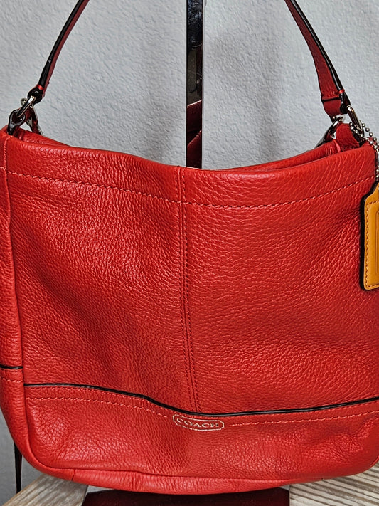 Coach Park Leather Shoulder Bag Mini -Pre-Owned