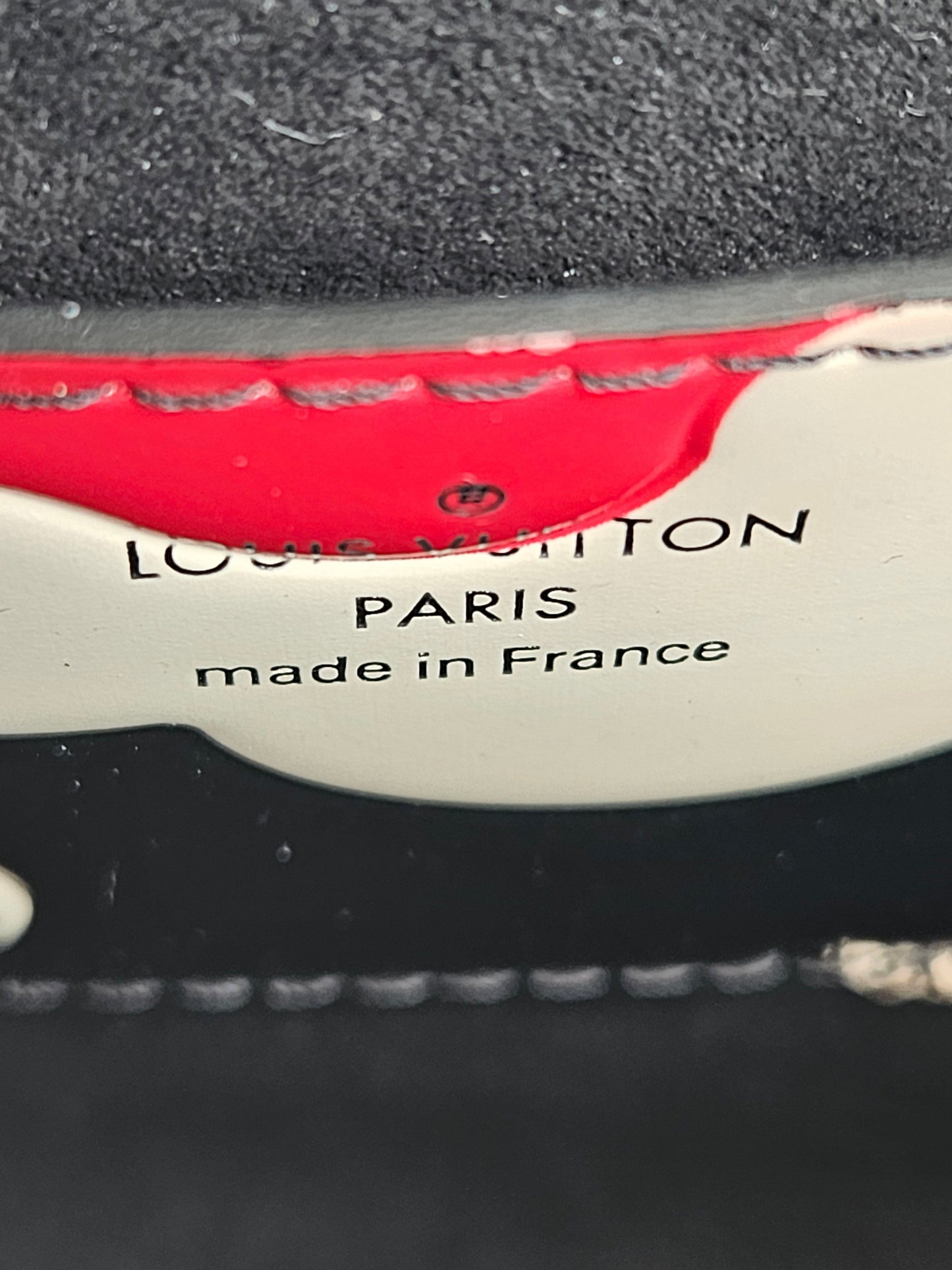 stamp Louis Vuitton Patchwork Waves Twist MM red and black epi leather