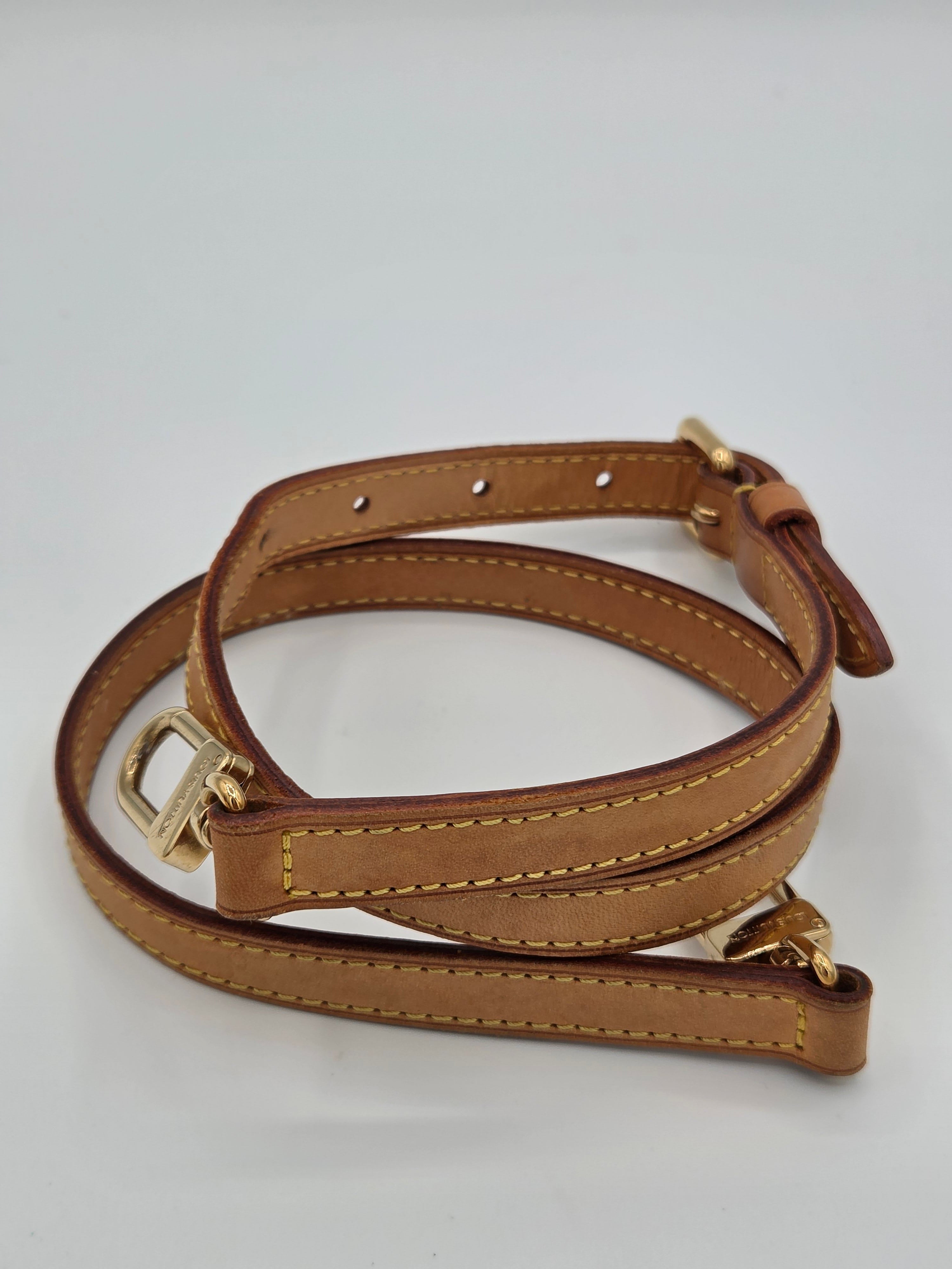 Louis Vuitton Vachetta Leather Shoulder Strap | Adjustable