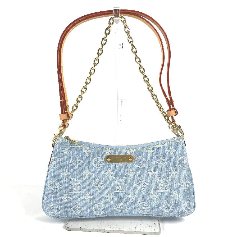 Louis Vuitton Monogram Denim Liv Pochette Sky Blue