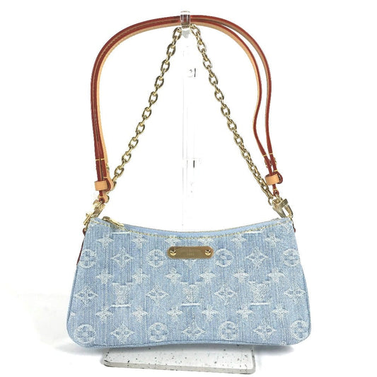 Louis Vuitton Monogram Denim Liv Pochette Sky Blue