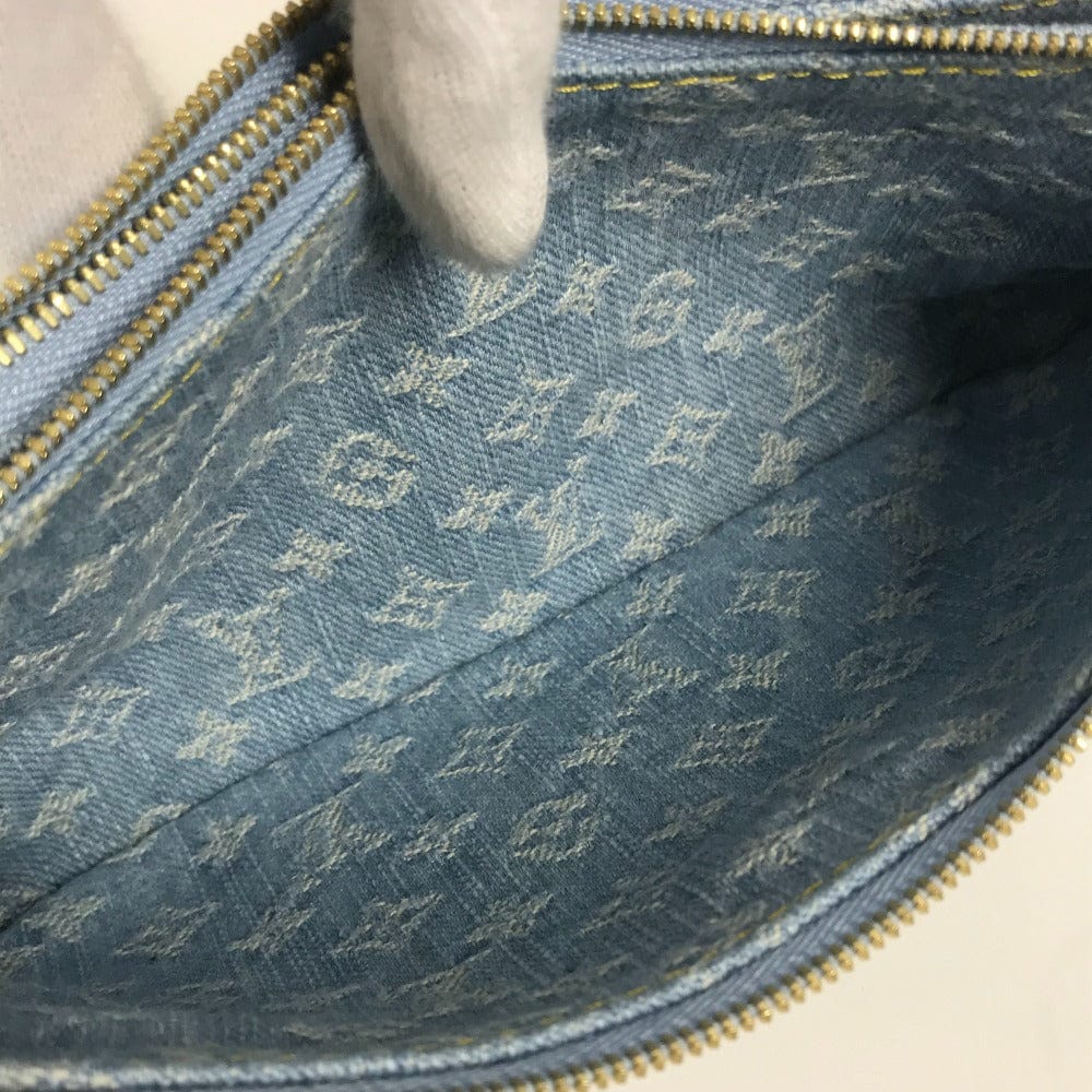 Louis Vuitton Monogram Denim Liv Pochette Sky Blue