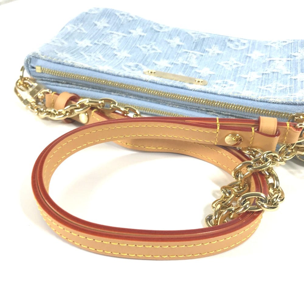 Louis Vuitton Monogram Denim Liv Pochette Sky Blue