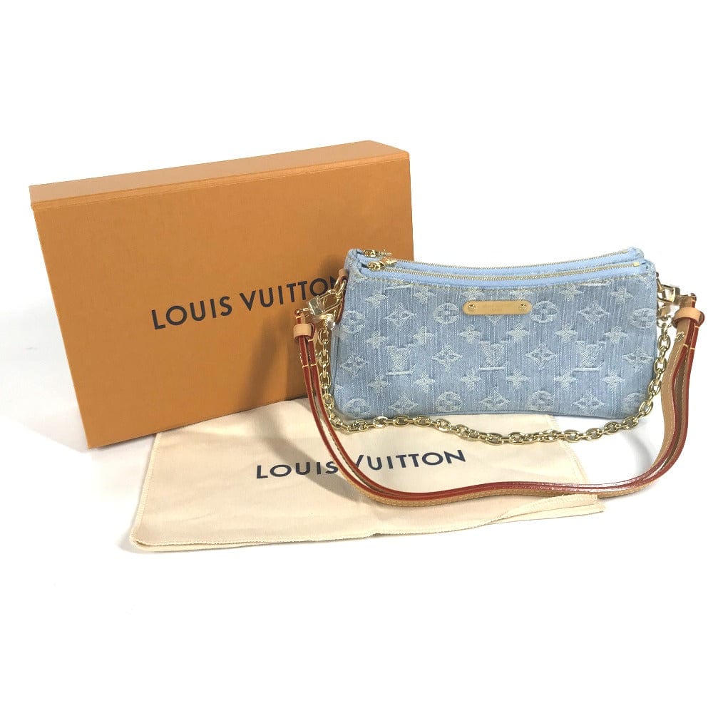 Louis Vuitton Monogram Denim Liv Pochette Sky Blue