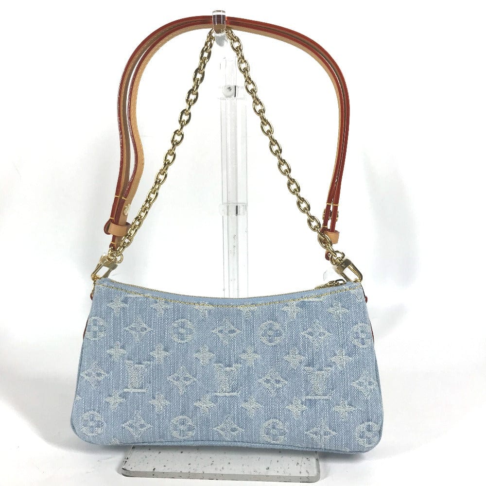 Louis Vuitton Monogram Denim Liv Pochette Sky Blue