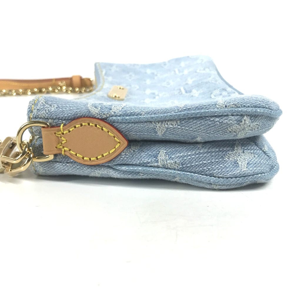 Louis Vuitton Monogram Denim Liv Pochette Sky Blue