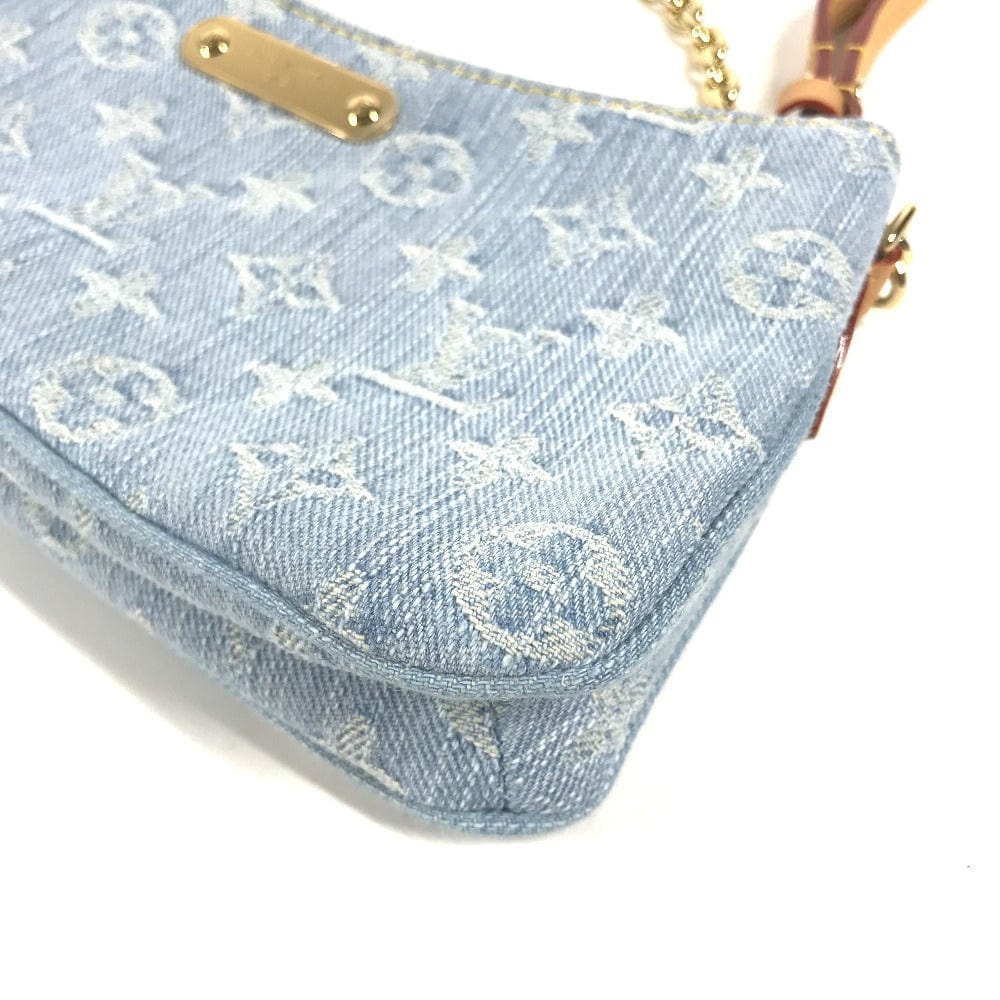 Louis Vuitton Monogram Denim Liv Pochette Sky Blue