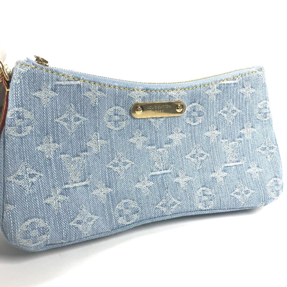 Louis Vuitton Monogram Denim Liv Pochette Sky Blue