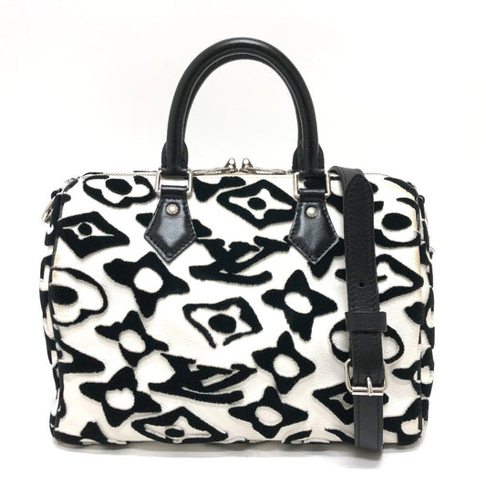 Louis Vuitton X UF Tufted Speedy Bandouliere 25 Black/White