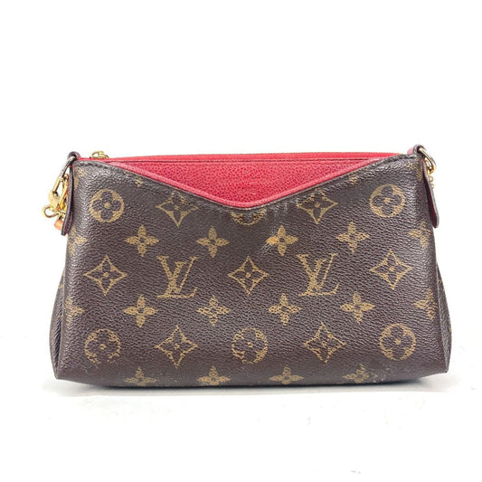 Louis Vuitton Monogram Pallas Clutch Cherry