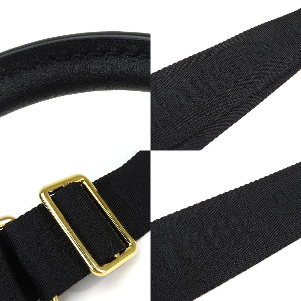 Black belt with a gold buckle on a white background