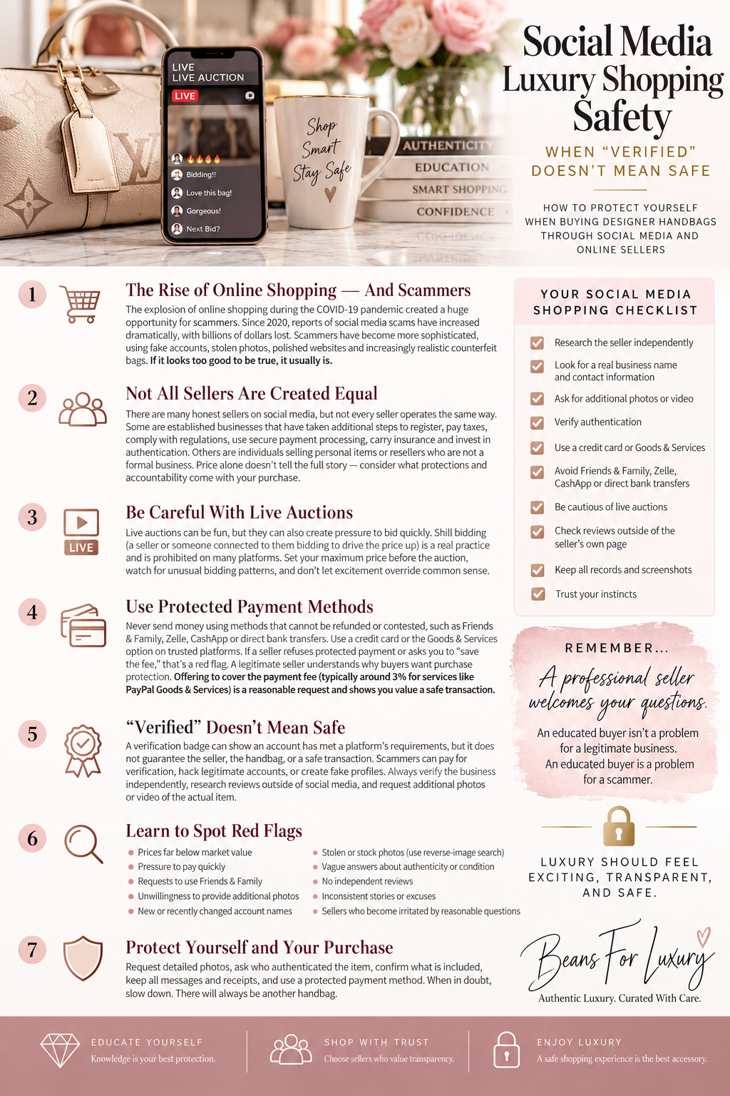 Social Media Luxury Shopping Safety: How to Avoid Scams