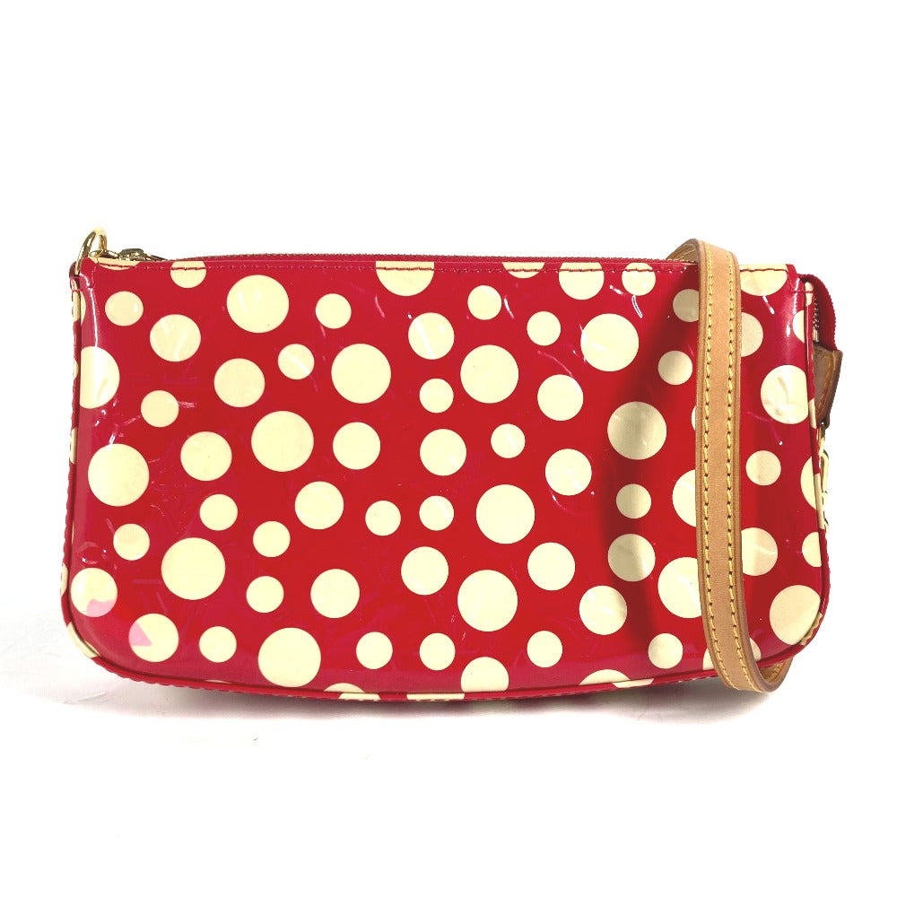 Louis Vuitton Vernis Kusama Infinity Dots Pochette Accessories Red