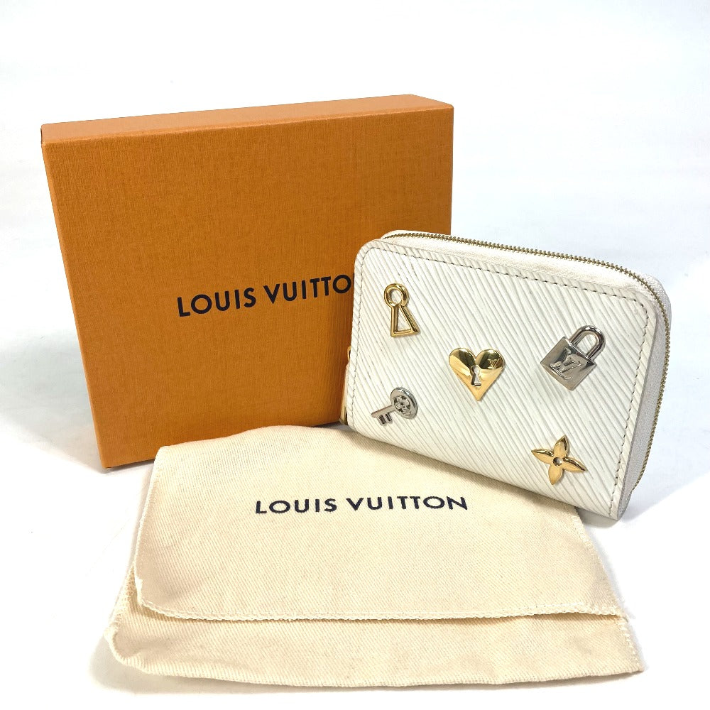 box and dustbag Louis Vuitton  Epi Love Lock Zippy Coin Purse White