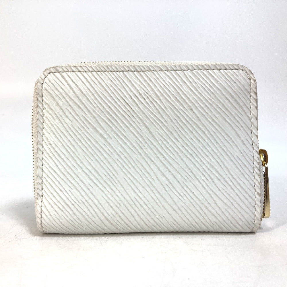 back Louis Vuitton  Epi Love Lock Zippy Coin Purse White