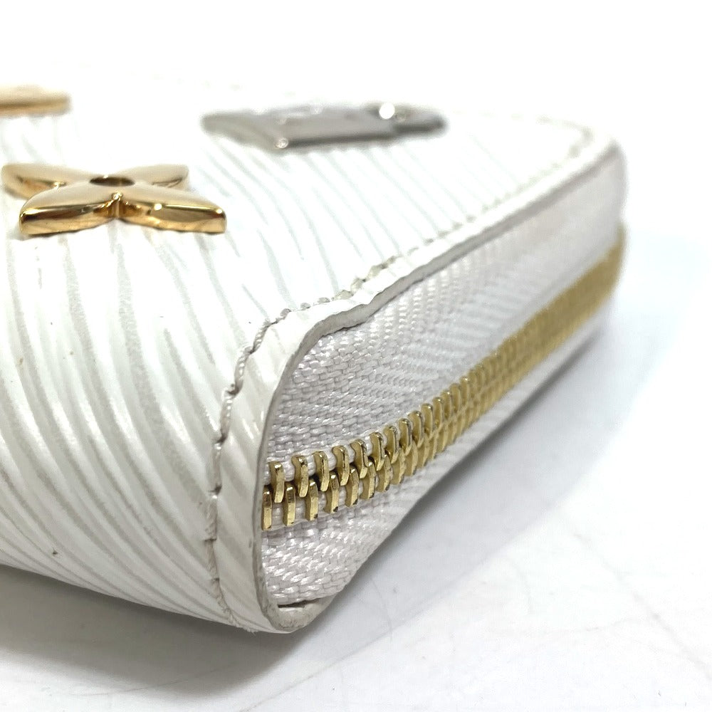 corner Louis Vuitton  Epi Love Lock Zippy Coin Purse White