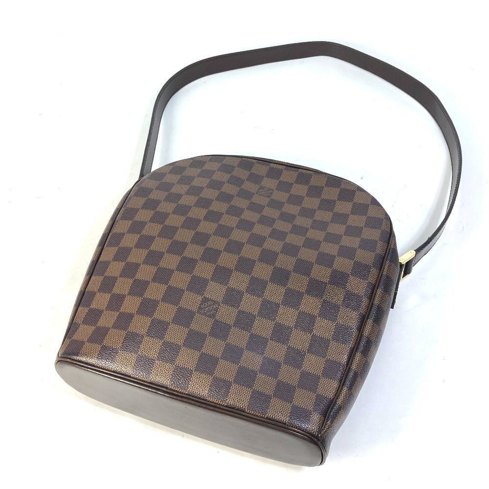 flat view Louis Vuitton Damier Ebene Ipanema GM