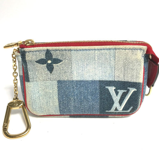 Louis Vuitton Denim Micro Pochette Accessories Denim Rouge