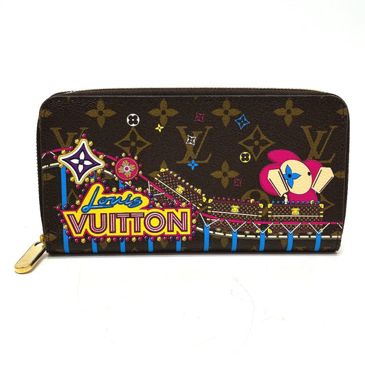 Louis Vuitton 2020 Christmas Animation Monogram Zippy Wallet Pivoine