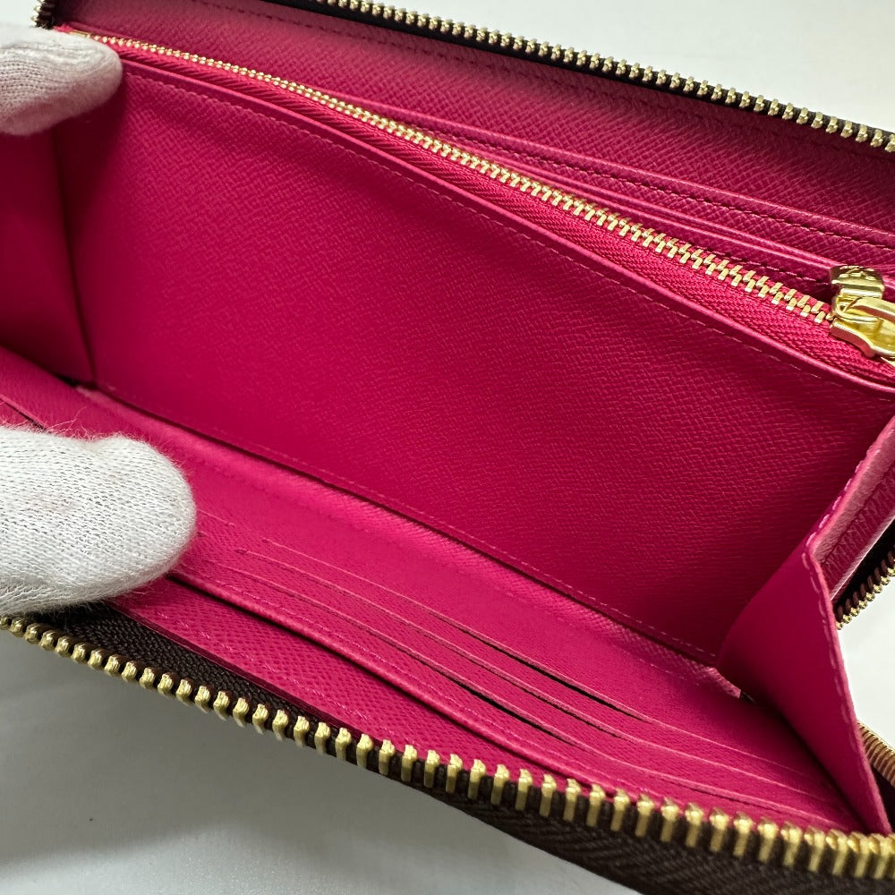interior side Louis Vuitton 2020 Christmas Animation Monogram Zippy Wallet Pivoine
