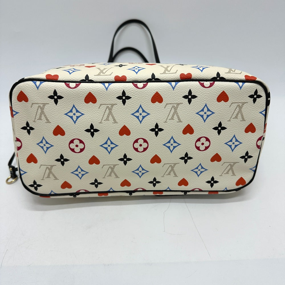 Designer handbag with patterned design on a white background