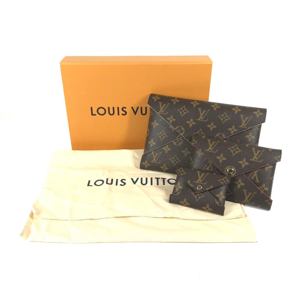 with box Louis Vuitton Brown Canvas Monogram Kirigami Set of 3