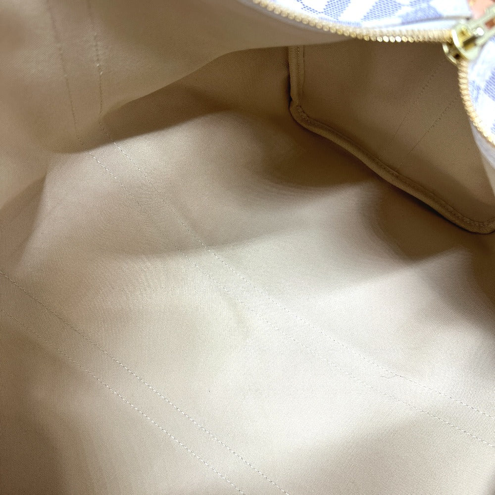 interior Louis Vuitton Damier Azur Keepall Bandouliere 45