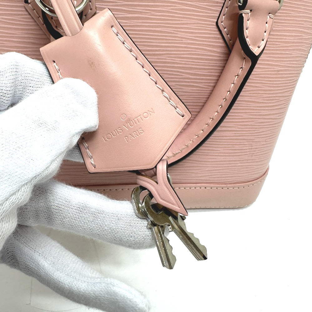 silver keys Louis Vuitton Epi Leather Alma BB Rose Ballerine