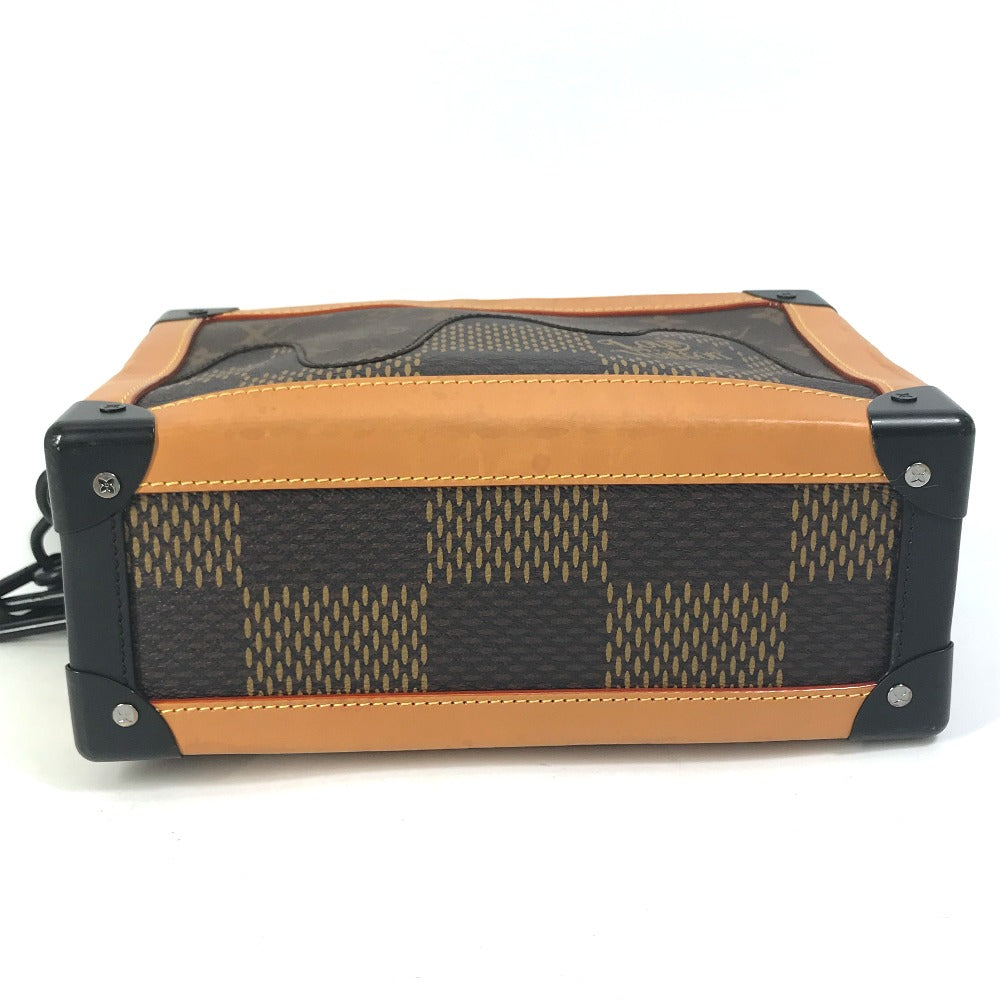 bottom Louis Vuitton X NIGO Giant Damier Ebene Monogram Soft Trunk 