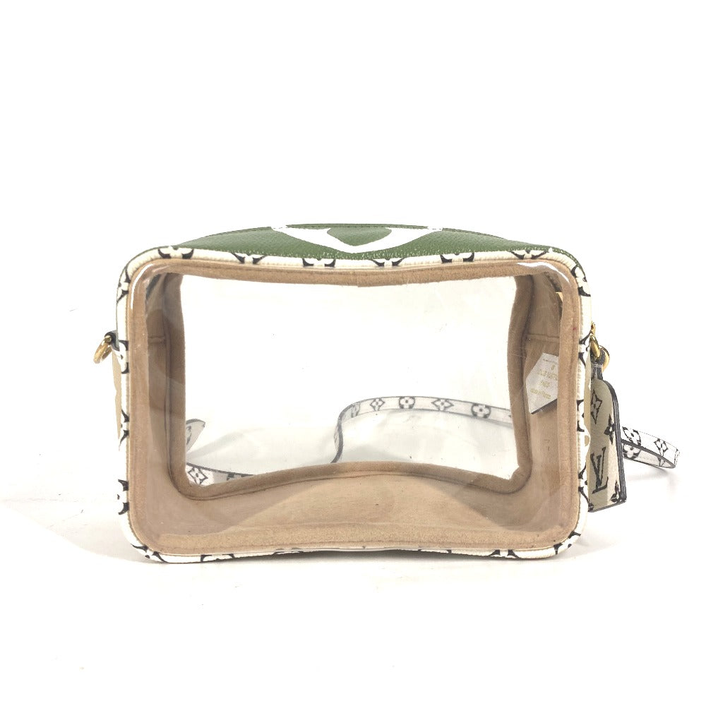 back Louis Vuitton Monogram Giant Beach Pouch Khaki