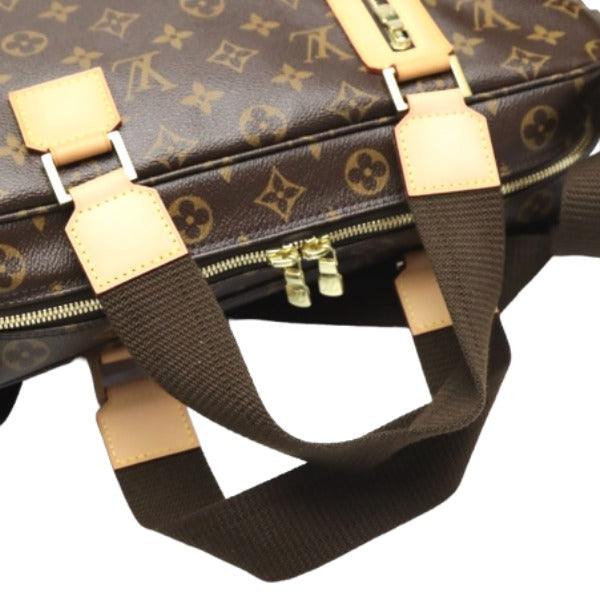 nylon handles Louis Vuitton Brown Canvas Monogram Sac Bosphore Briefcase Bag