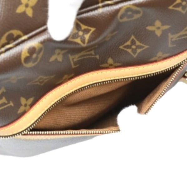 exterior pocket Louis Vuitton Brown Canvas Monogram Sac Bosphore Briefcase Bag
