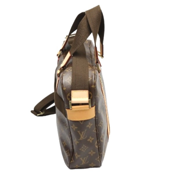 side Louis Vuitton Brown Canvas Monogram Sac Bosphore Briefcase Bag