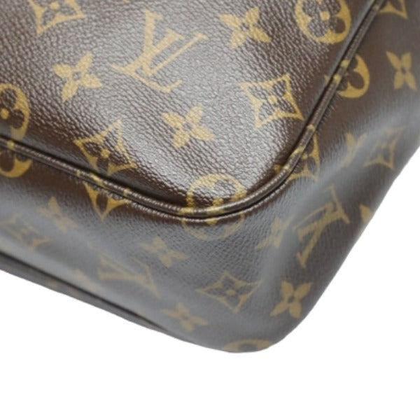 corner Louis Vuitton Brown Canvas Monogram Sac Bosphore Briefcase Bag
