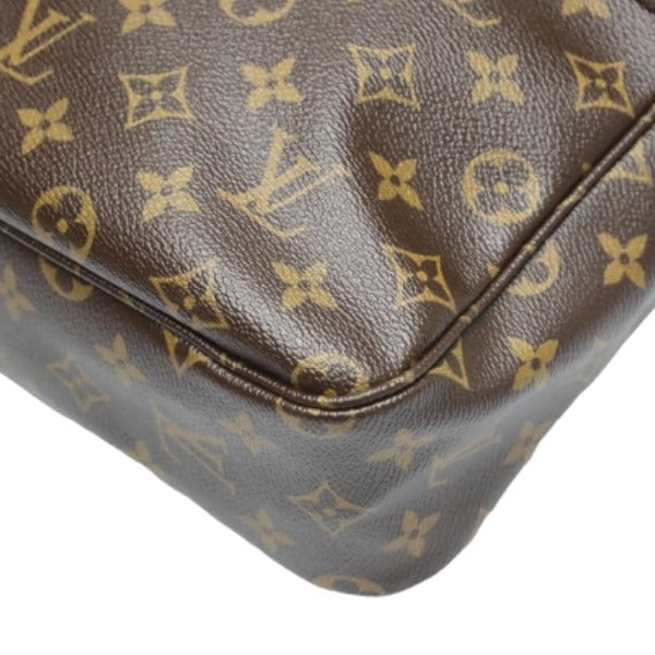 opposite bottom corner Louis Vuitton Brown Canvas Monogram Sac Bosphore Briefcase Bag