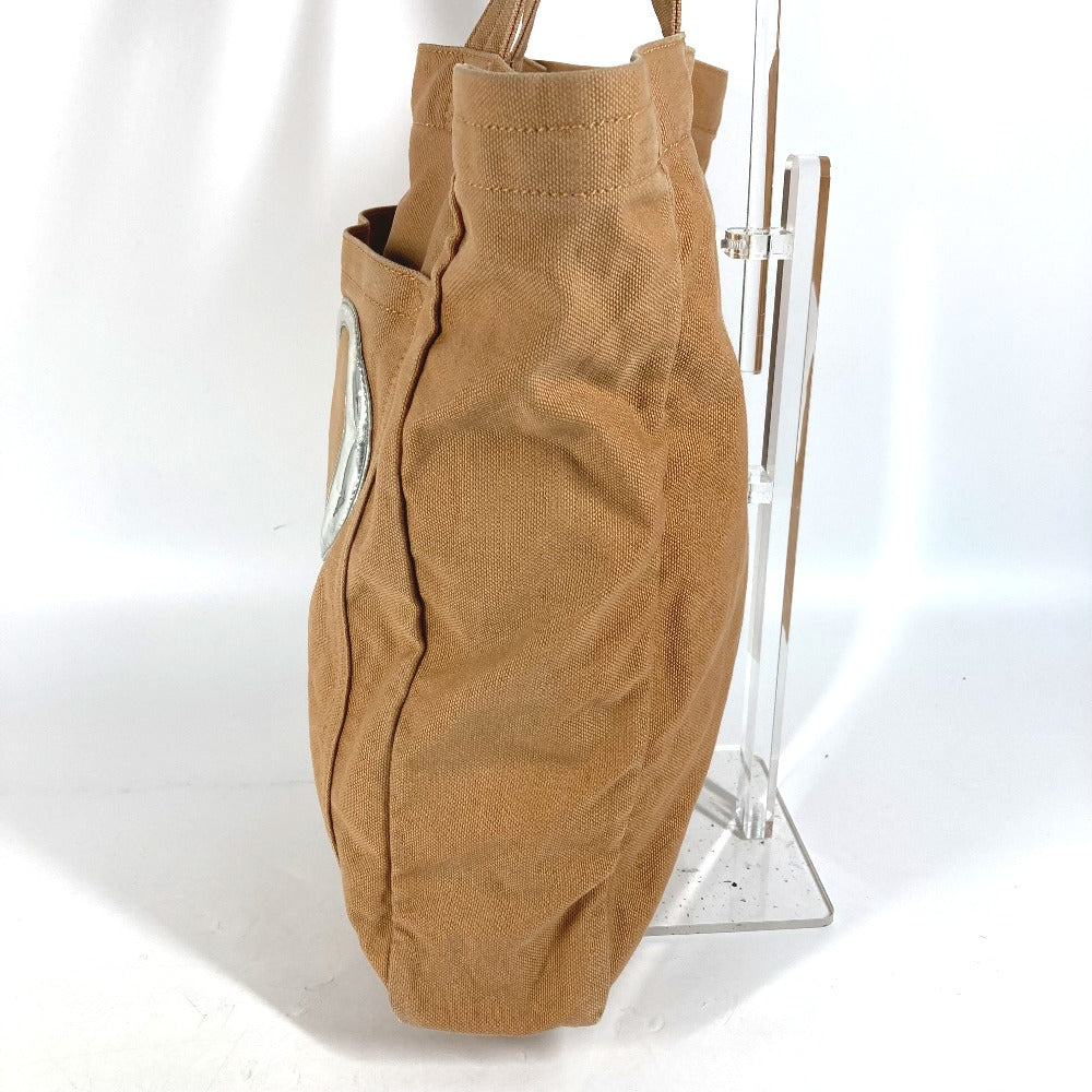 side  Louis Vuitton Canvas Miroir That's Love LVOE Tote Brown Canvas