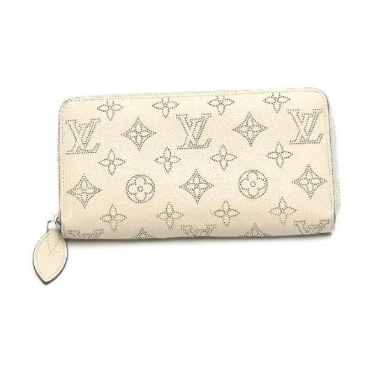 Louis Vuitton Mahina Leather Long Zippy Wallet Ivory