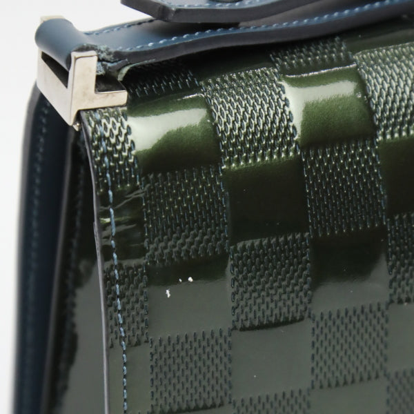 Pre-Loved Louis Vuitton Damier Vernis Petrole Blue