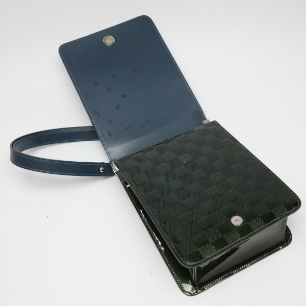 Pre-Loved Louis Vuitton Damier Vernis Petrole Blue