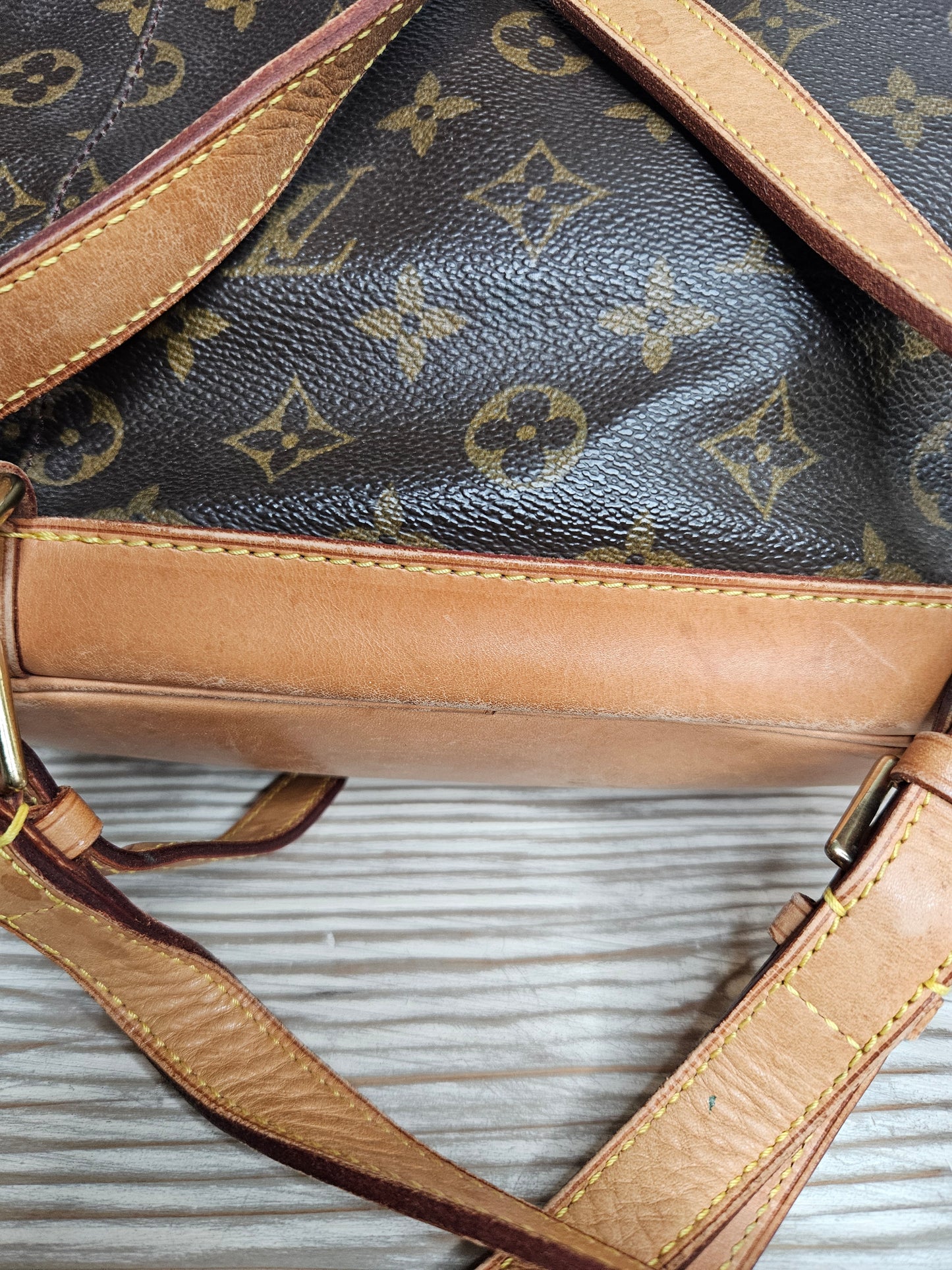 Pre-Loved Louis Vuitton Montsouris Monogram Drawstring Backpack "Sold Out"