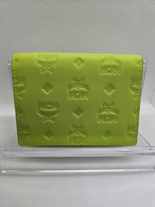 Pre-Loved MCM Arne Mini Snap Bi-Fold Wallet