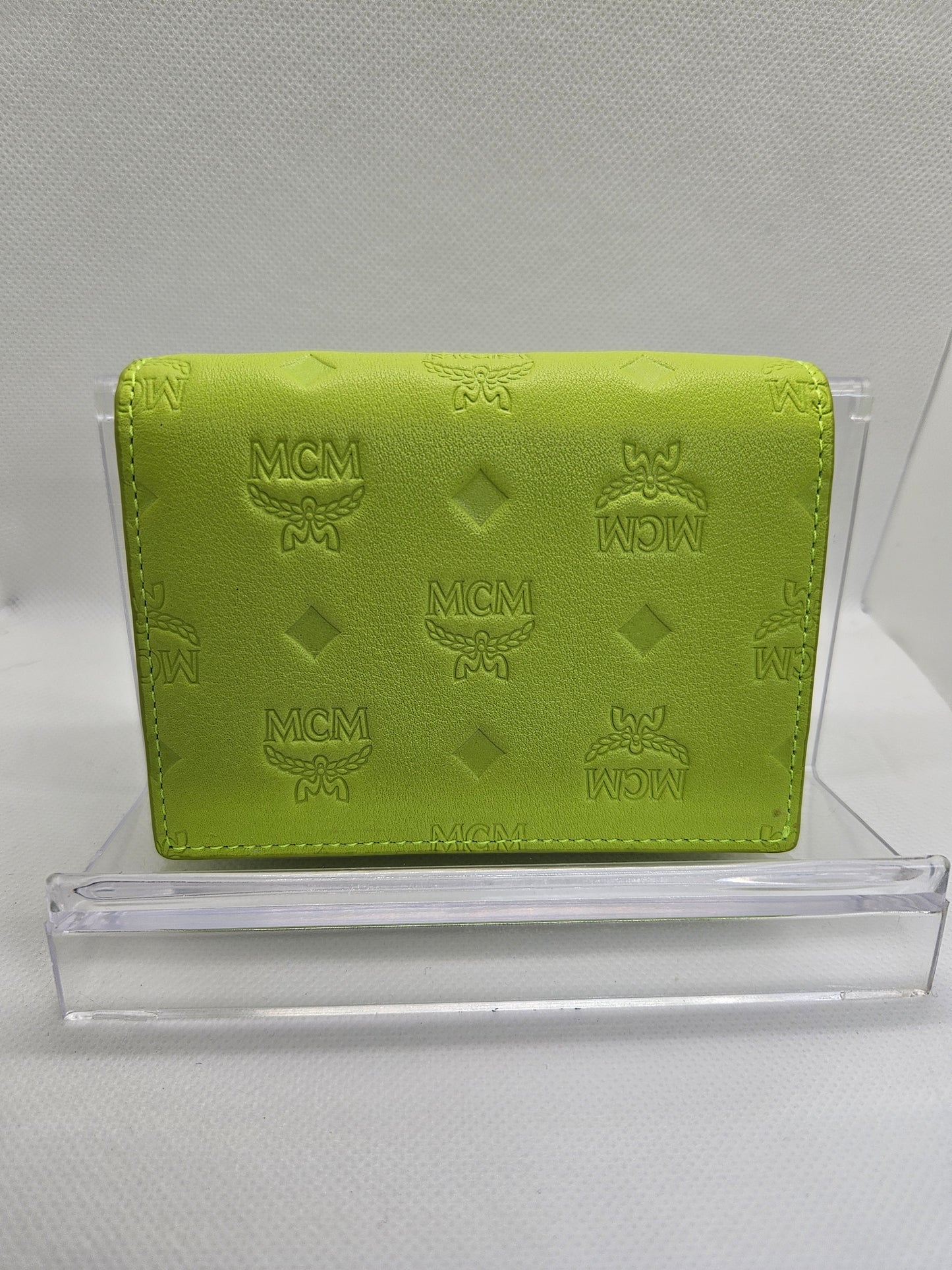 Pre-Loved MCM Arne Mini Snap Bi-Fold Wallet