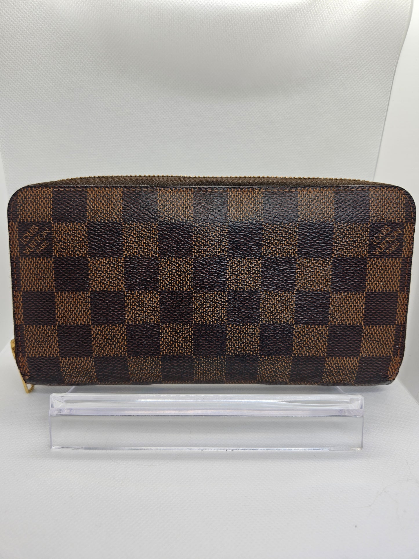 Pre-Loved Louis Vuitton Damier Ebene Portefeuille Long Zippy Wallet