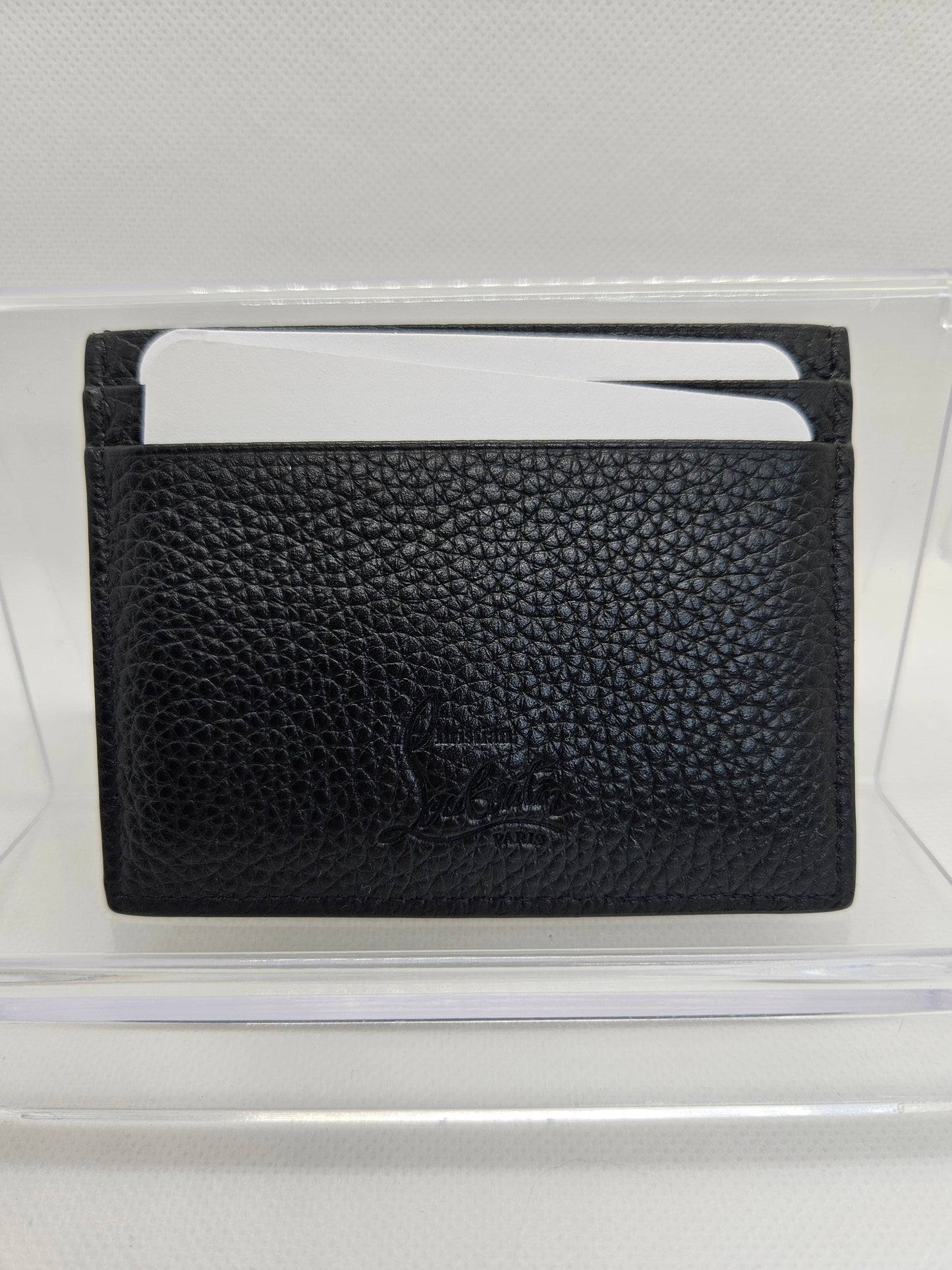 Pre-Loved Christian Louboutin Loub In The Sky Studded Card Holder