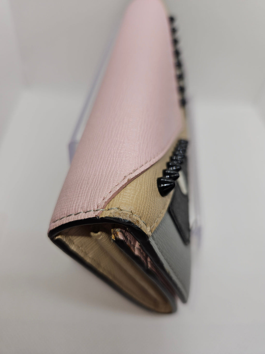 Fendi Monster Zip Around Wallet – Multicolor Saffiano Leather | Limited Edition | Pre-Owned