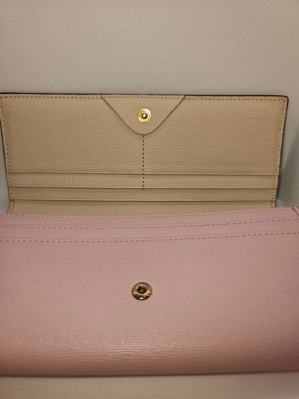Fendi Monster Zip Around Wallet – Multicolor Saffiano Leather | Limited Edition | Pre-Owned