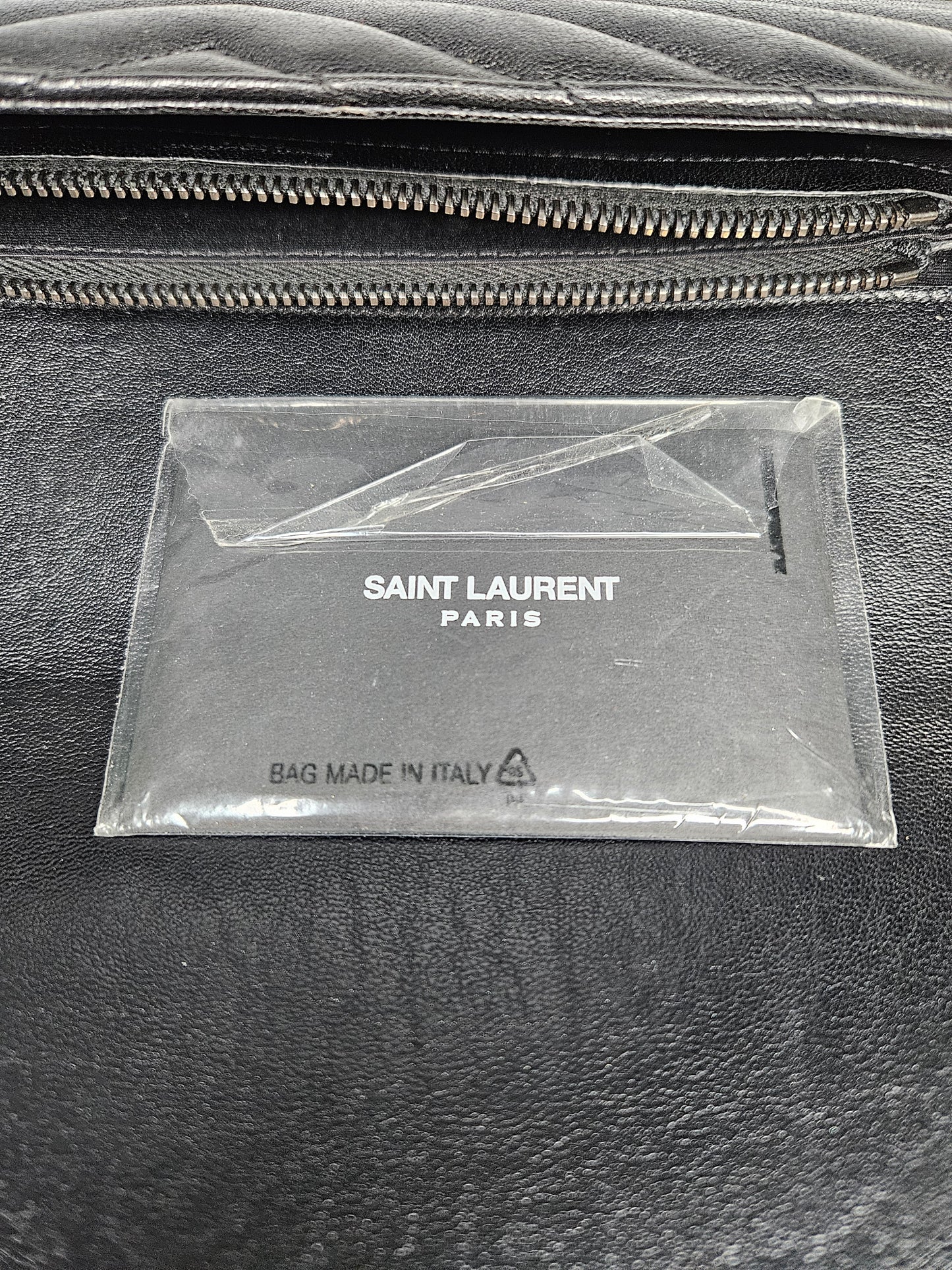 Pre-Loved YSL College Large Quilted Leather V-Flap Shoulder Bag "Sold Out"