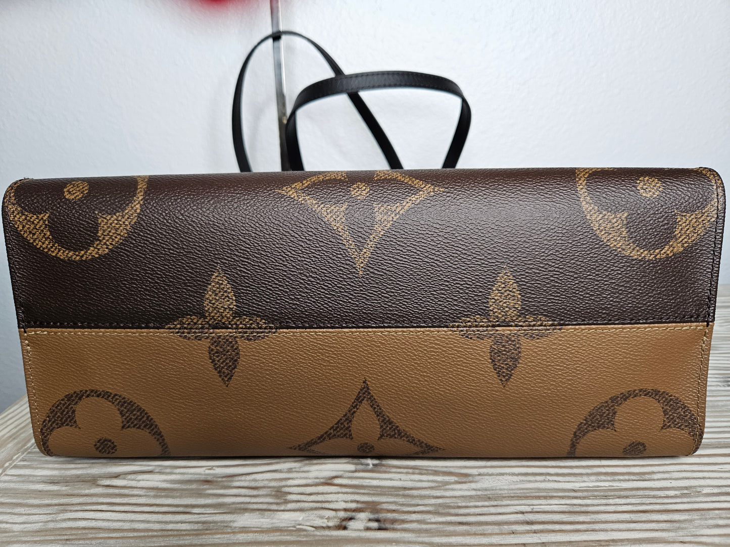 Pre-Loved Louis Vuitton Reverse Large Monogram On The Go MM "Sold Out "