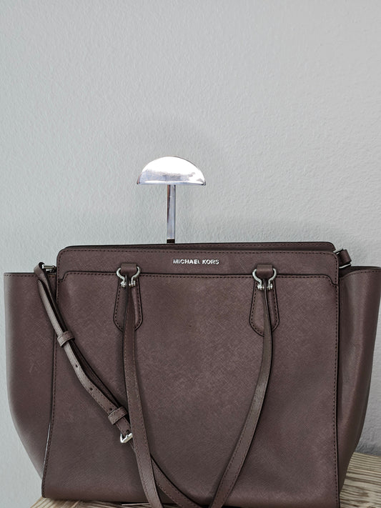 Pre-Loved Michael Kors Shoulder Bag Taupe